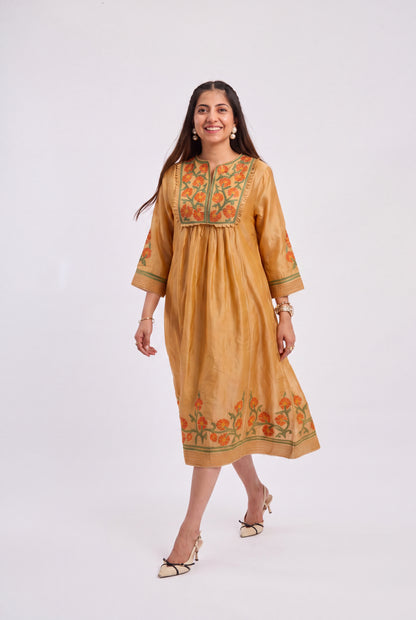 Tbfo Golden Garden Dress