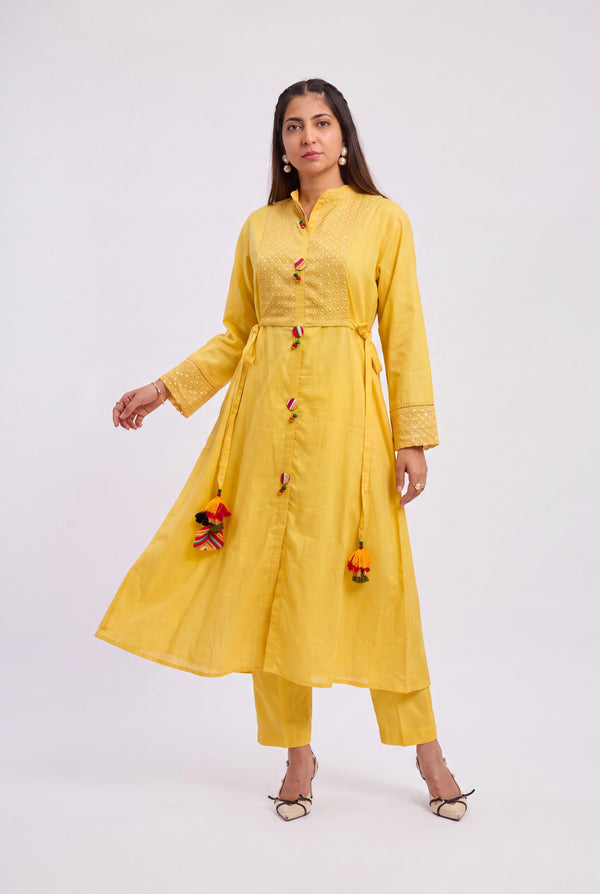 Tbfo Basanti Woven Set