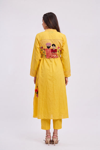 Tbfo Basanti Woven Set