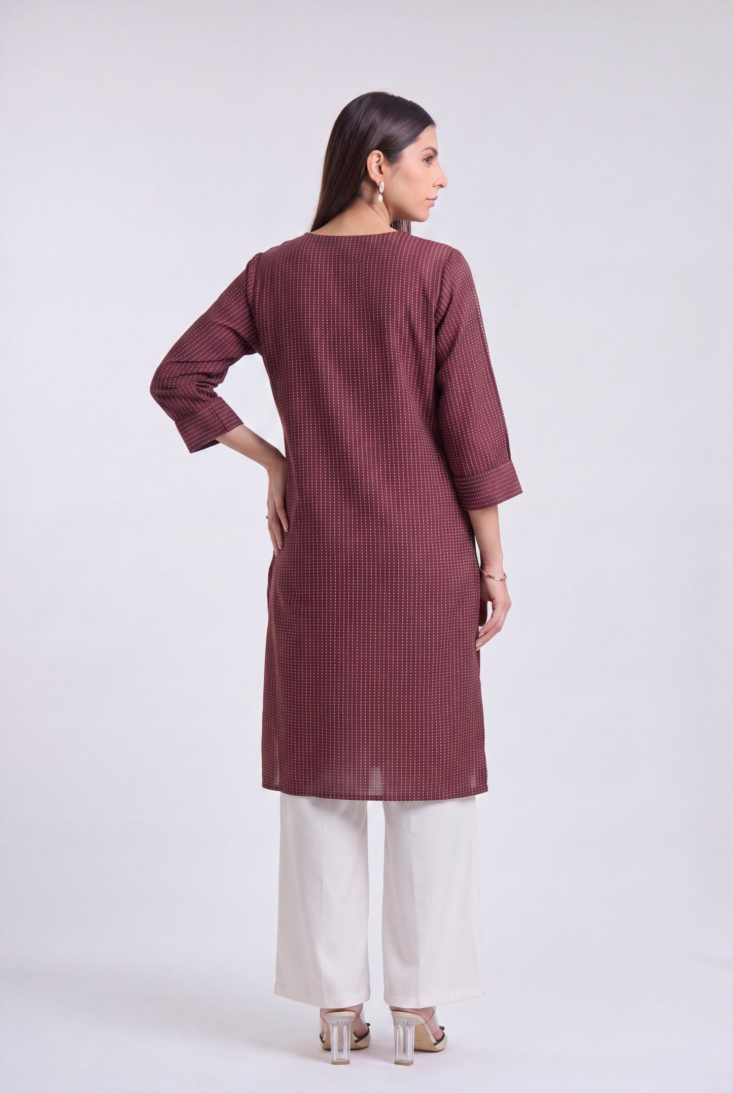 Tbfo Mocha Muse Kurta Set