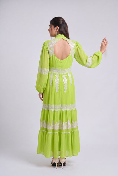 Tbfo Lime Luxe Dress