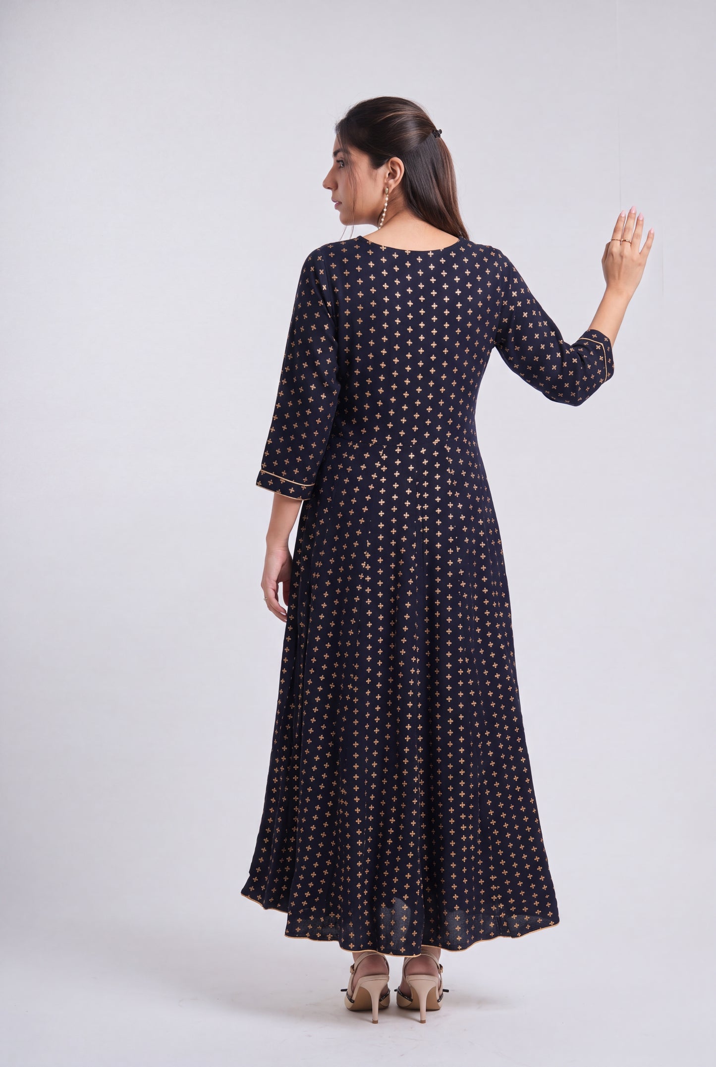 Tbfo The Duchess Navy Dress