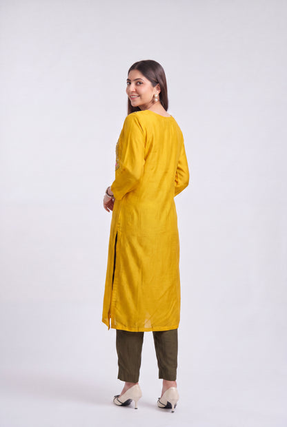 Tbfo Marigold Muse Kurta