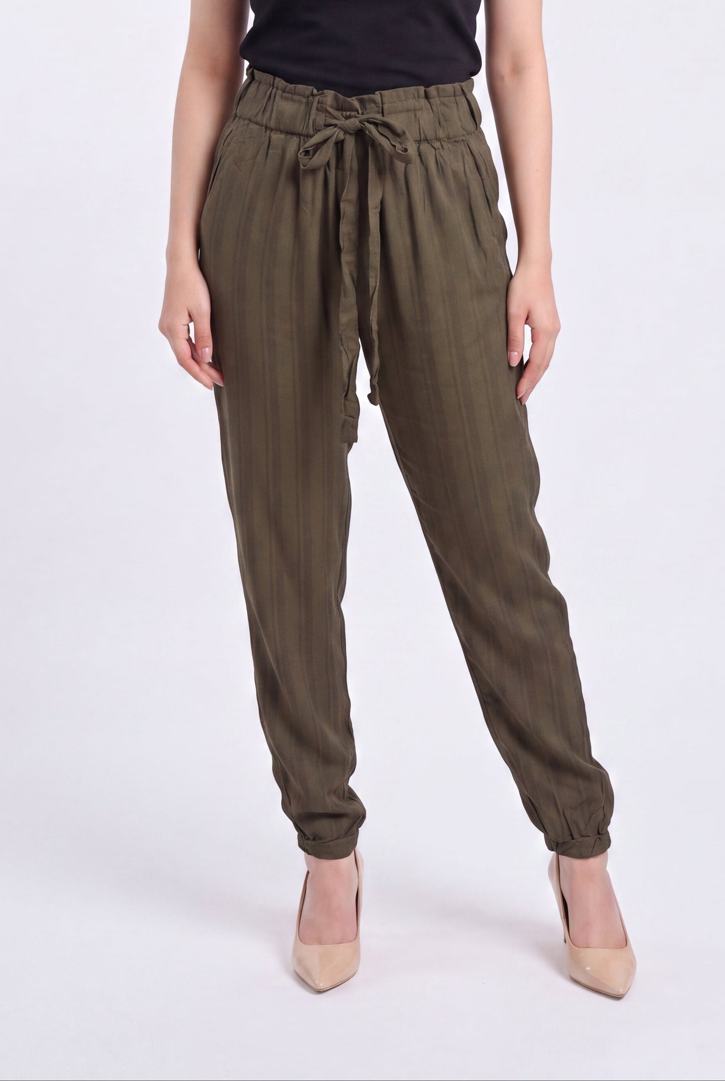 Tbfo olive-brown jogger pants