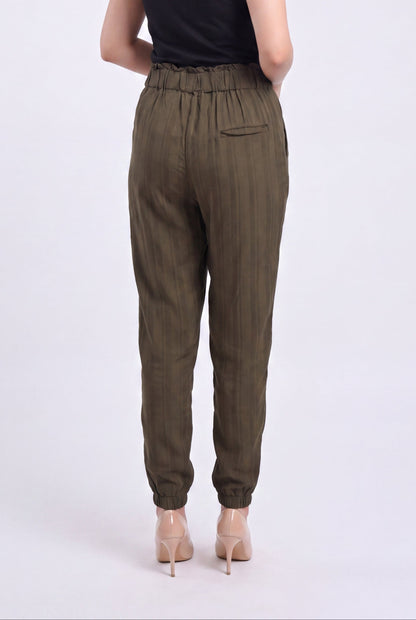 Tbfo olive-brown jogger pants