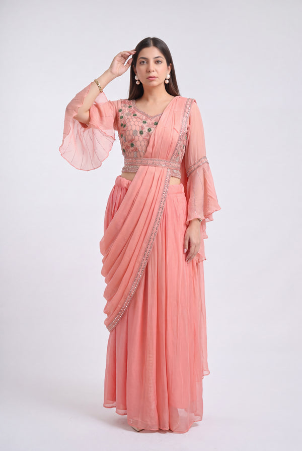 Tbfo Coral Charm Drape Set