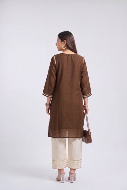 Tbfo Kahwa Kurta Set
