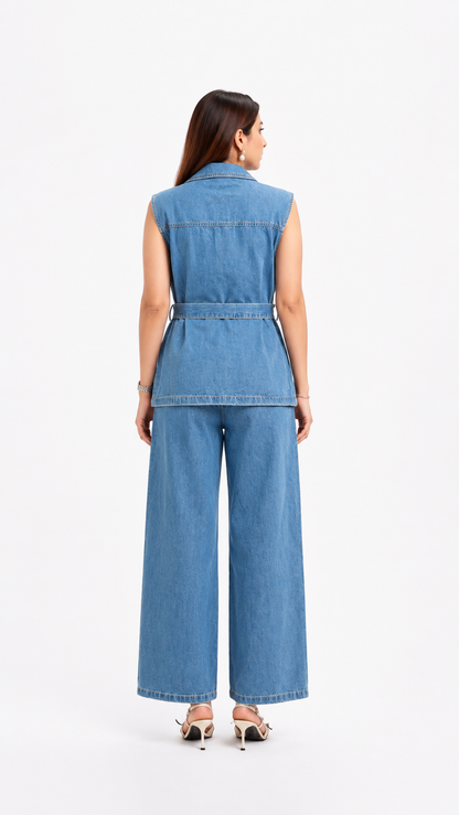 Tbfo Tom Boy Denim Coord Set