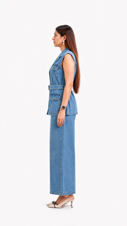 Tbfo Tom Boy Denim Coord Set