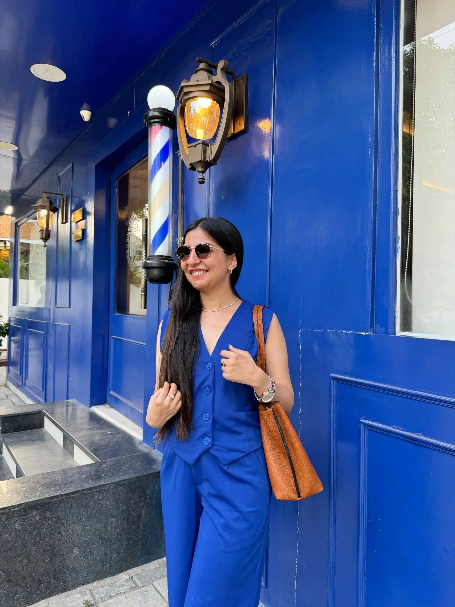 Blue vest coat coord - TBFO