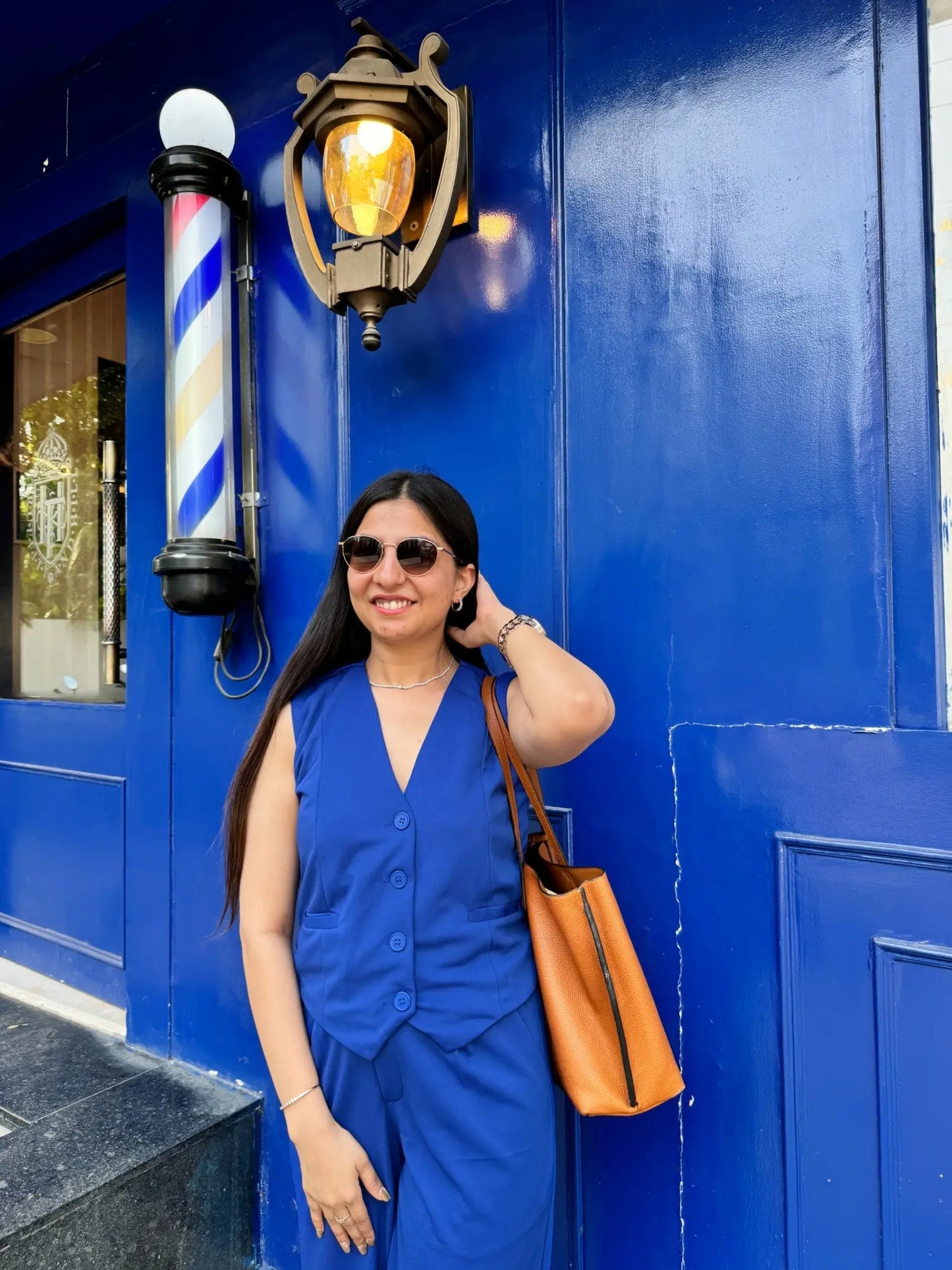 Blue vest coat coord - TBFO