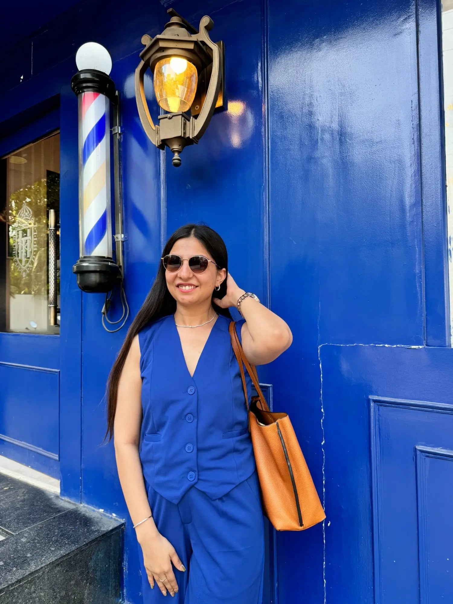 Blue vest coat coord - TBFO