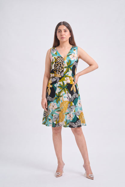 Tbfo Floral Short Dress
