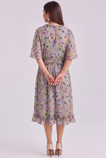 Tbfo Lavender Bloom Dress