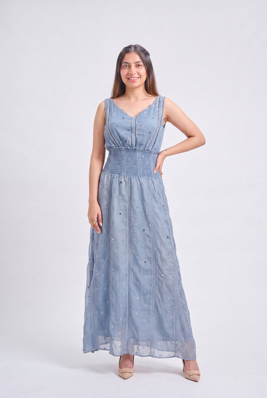 Tbfo Blue Haze Maxi Dress