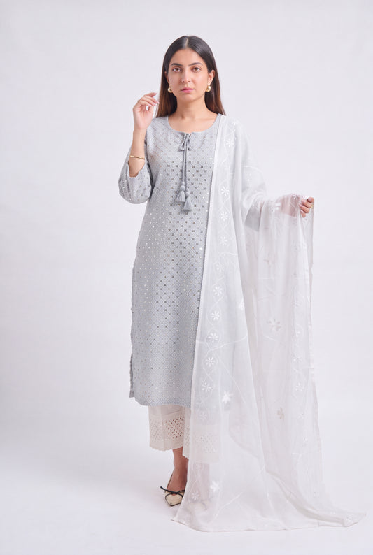 Tbfo Silver Serenity Suit Set