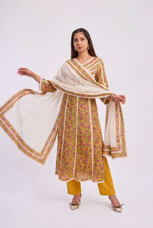 Tbfo Mustard Meadow Suit Set