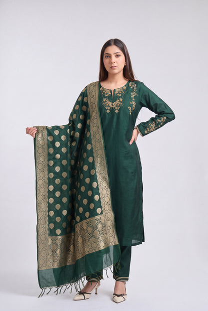 Tbfo Royal Emerald Suit Set