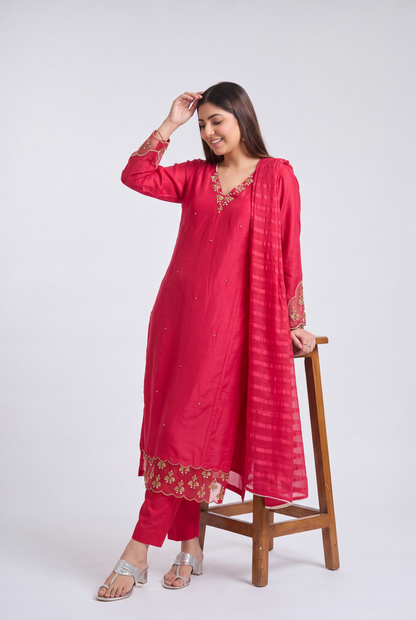 Tbfo Rani Gulab Suit Set