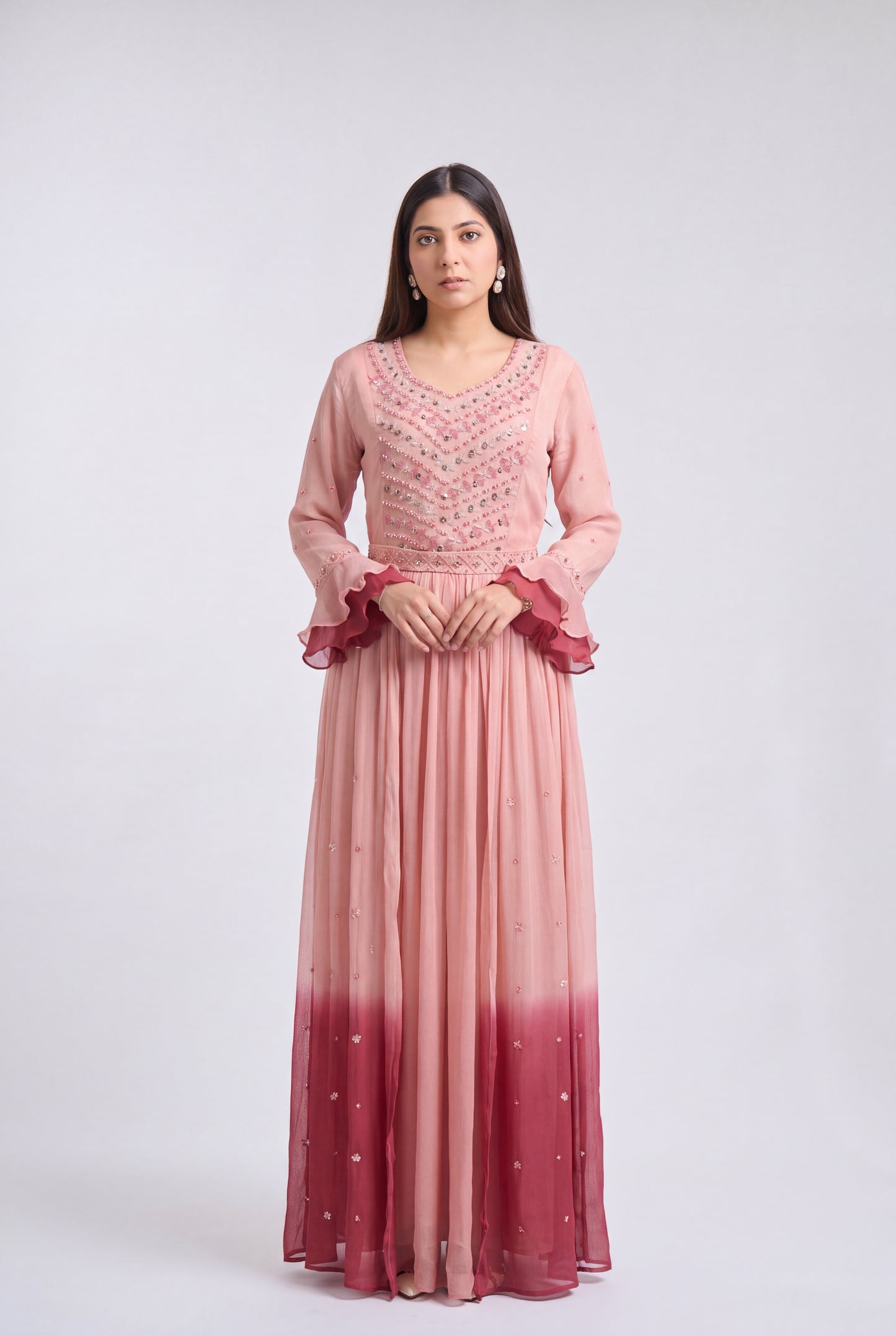 Tbfo Rosé Whisper Gown