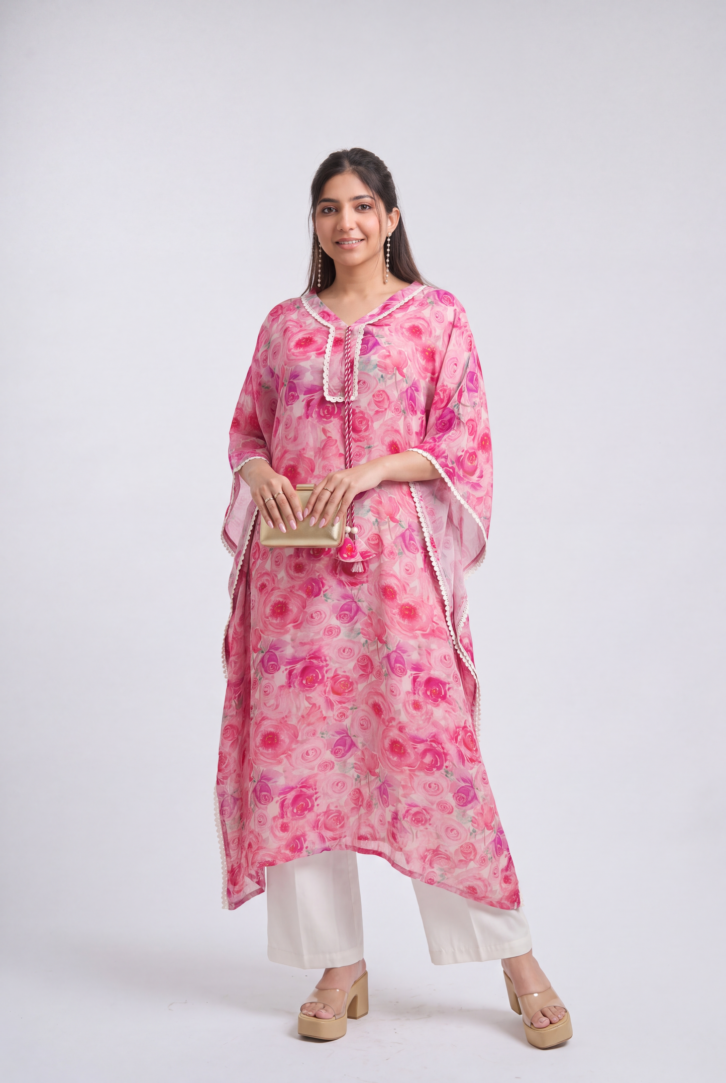 Tbfo Floral Whisper Kaftan Set