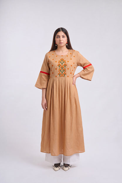 Tbfo Autumn Bloom Kurta Set