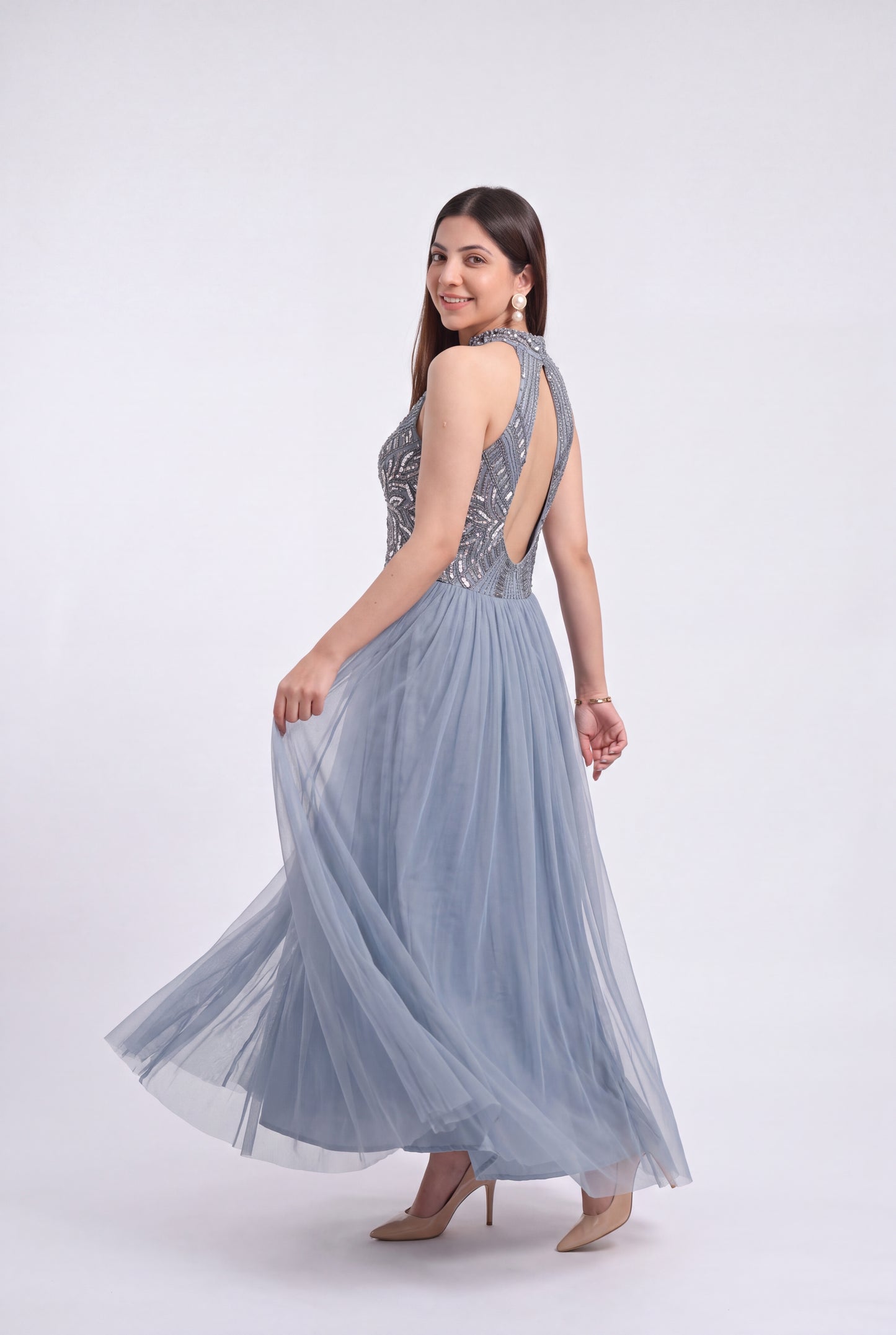 Tbfo Silvermist Gown