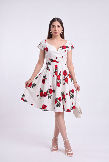 Tbfo Romantic Rose Dress