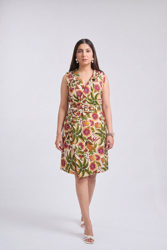 Tbfo Myra Floral Wrap Dress