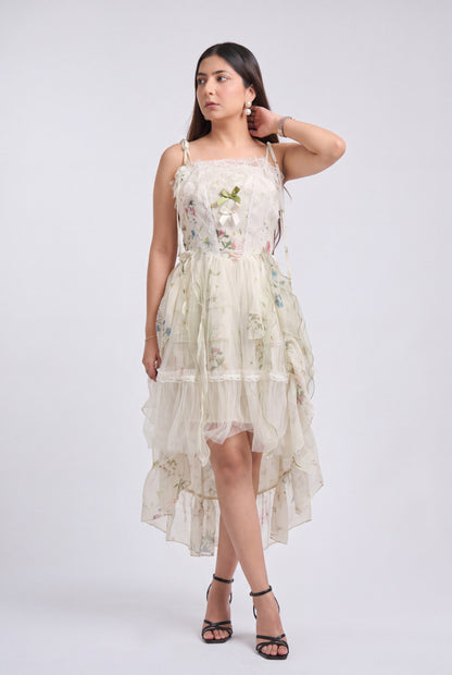 Tbfo The Ballroom Ivory Floral Dress