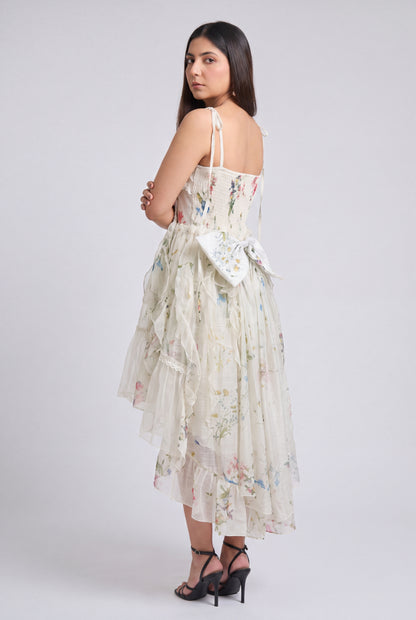 Tbfo The Ballroom Ivory Floral Dress
