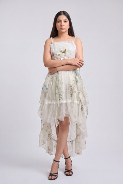 Tbfo The Ballroom Ivory Floral Dress