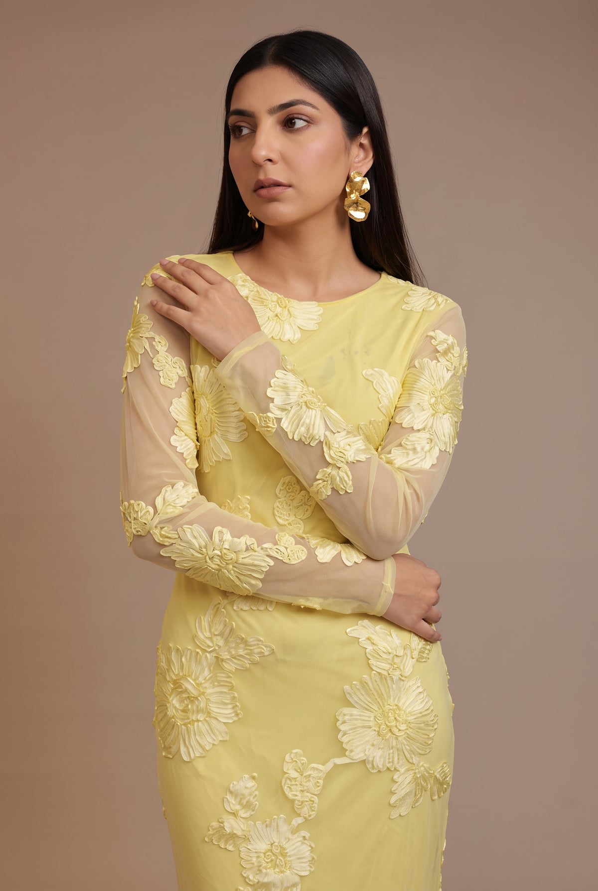 Tbfo Wineary – Elegant Embroidered Dress