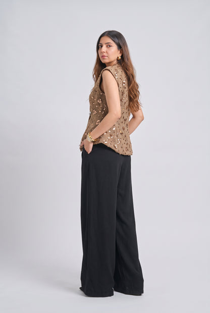 Tbfo Phataka – Sequin Embellished Peplum Top