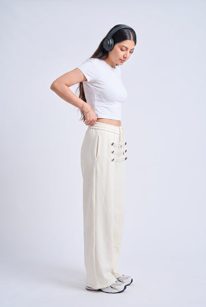 Tbfo Joker  Pant – Embellished Wide-Leg Jogger Pants