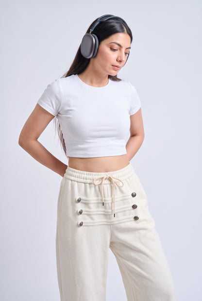 Tbfo Joker  Pant – Embellished Wide-Leg Jogger Pants