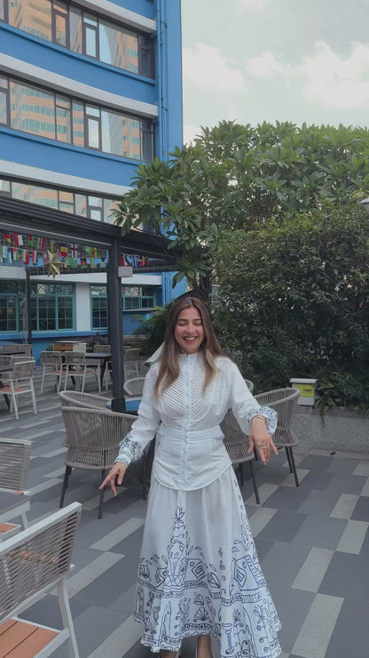 Tbfo Messidonia White Dress