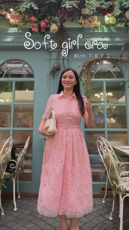Tbfo Collar Queen Pink Dress