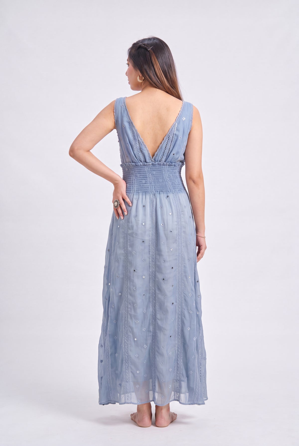 Tbfo Blue Haze Maxi Dress