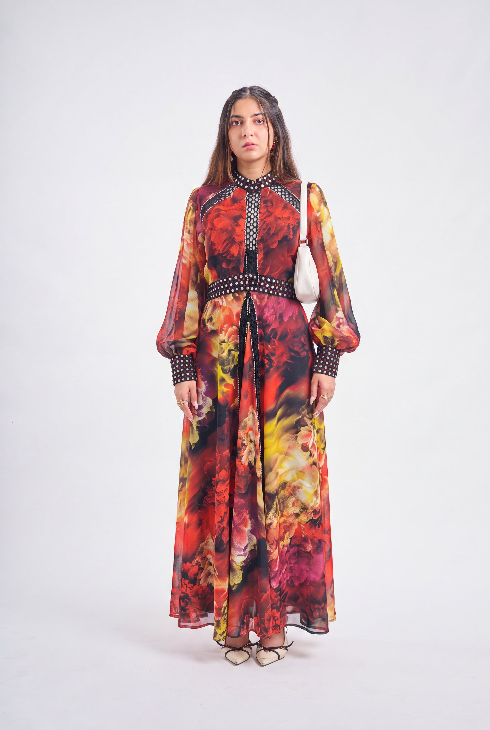 Tbfo Colorfull Lace Dress