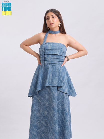 Tbfo Diamond Dust Blue Dress