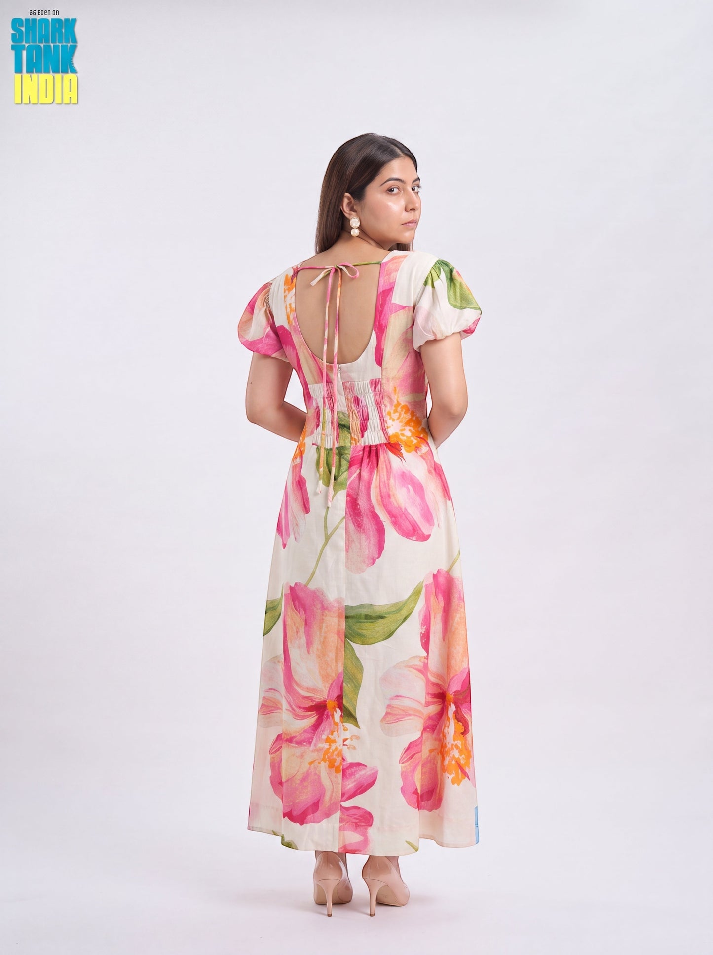 Tbfo Hibiscus Pink Dress