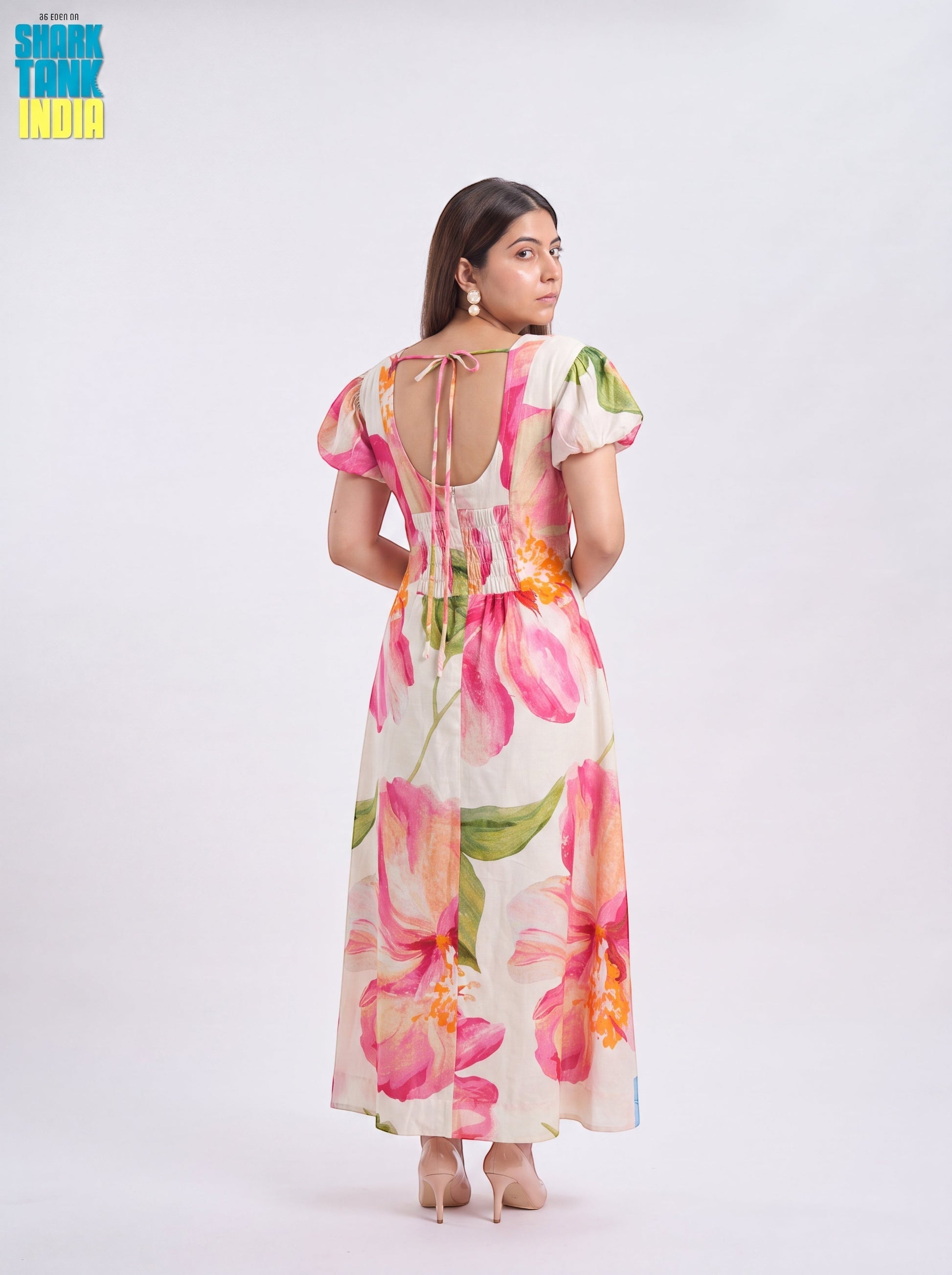 Tbfo Hibiscus Pink Dress