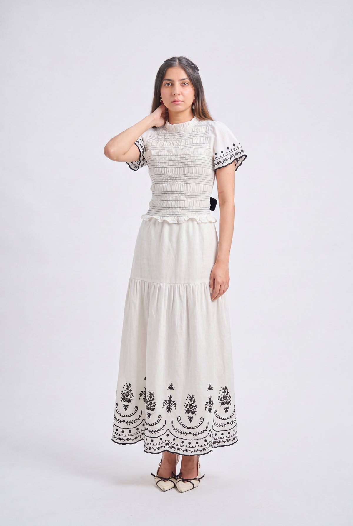 Tbfo High Tide Ivory Dress
