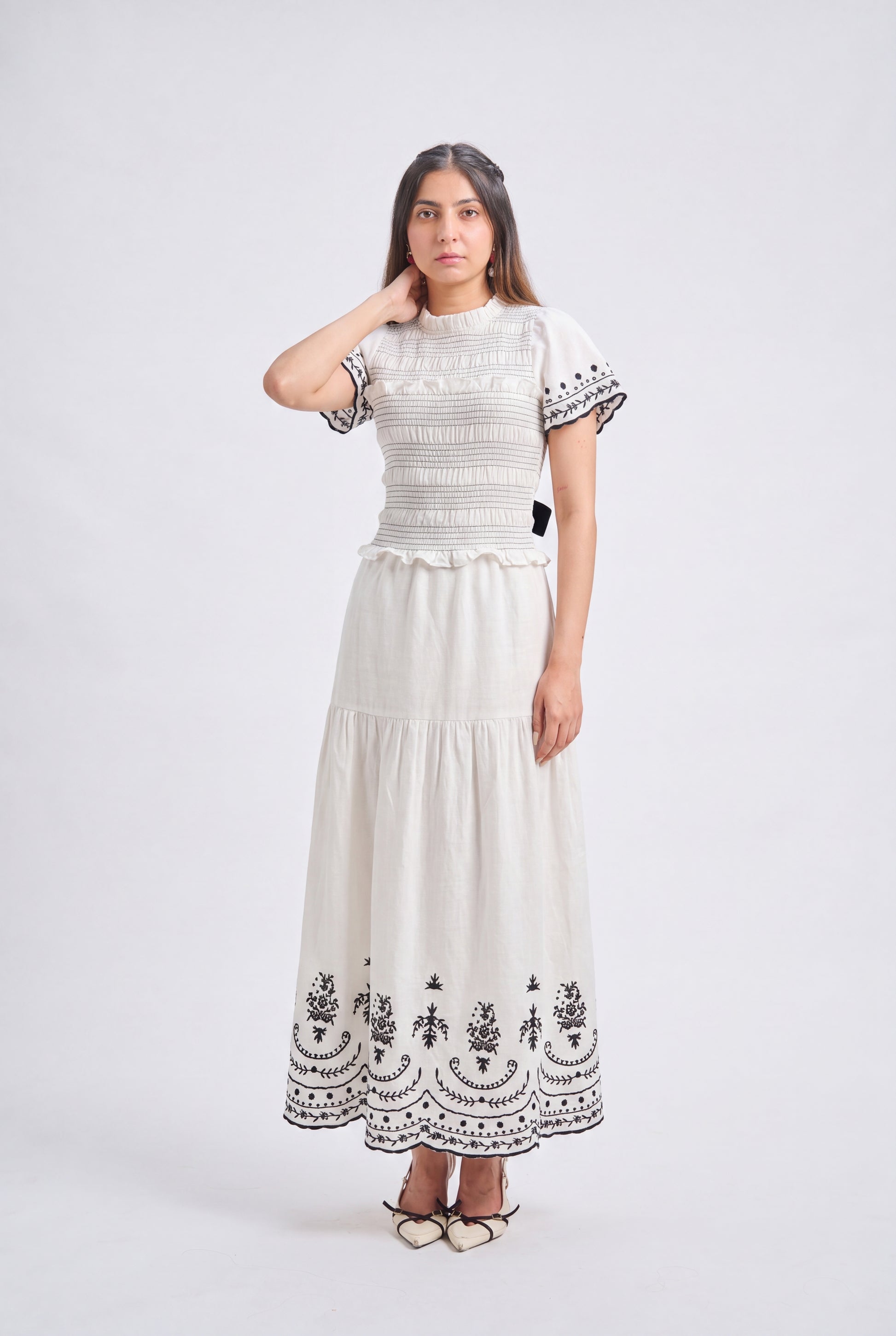 Tbfo High Tide Ivory Dress