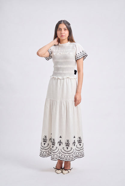 Tbfo High Tide Ivory Dress
