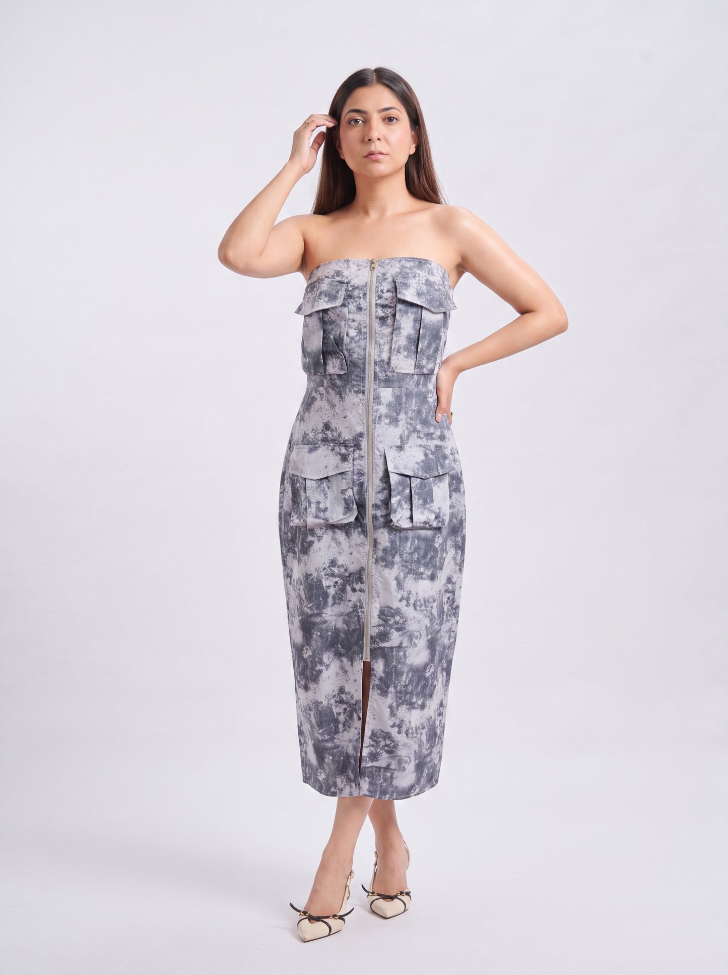 Tbfo  Hyper Acid Grey Jumpsuit
