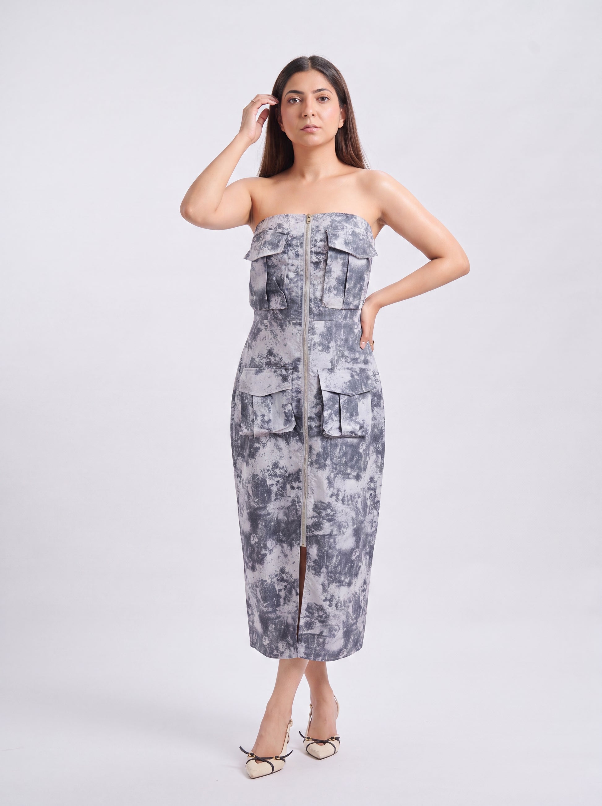 Tbfo  Hyper Acid Grey Jumpsuit