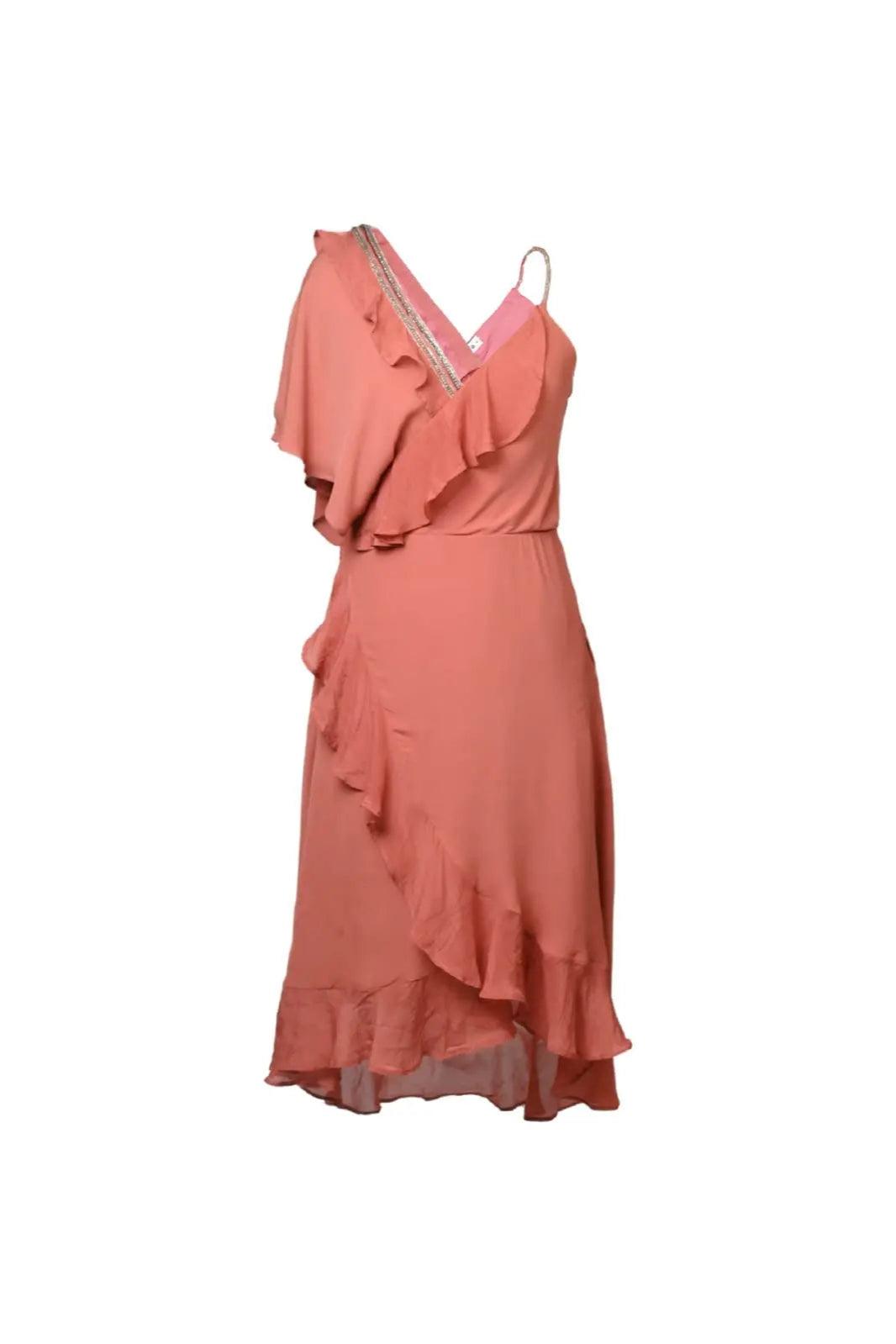 Insta ruffle dress - TBFO