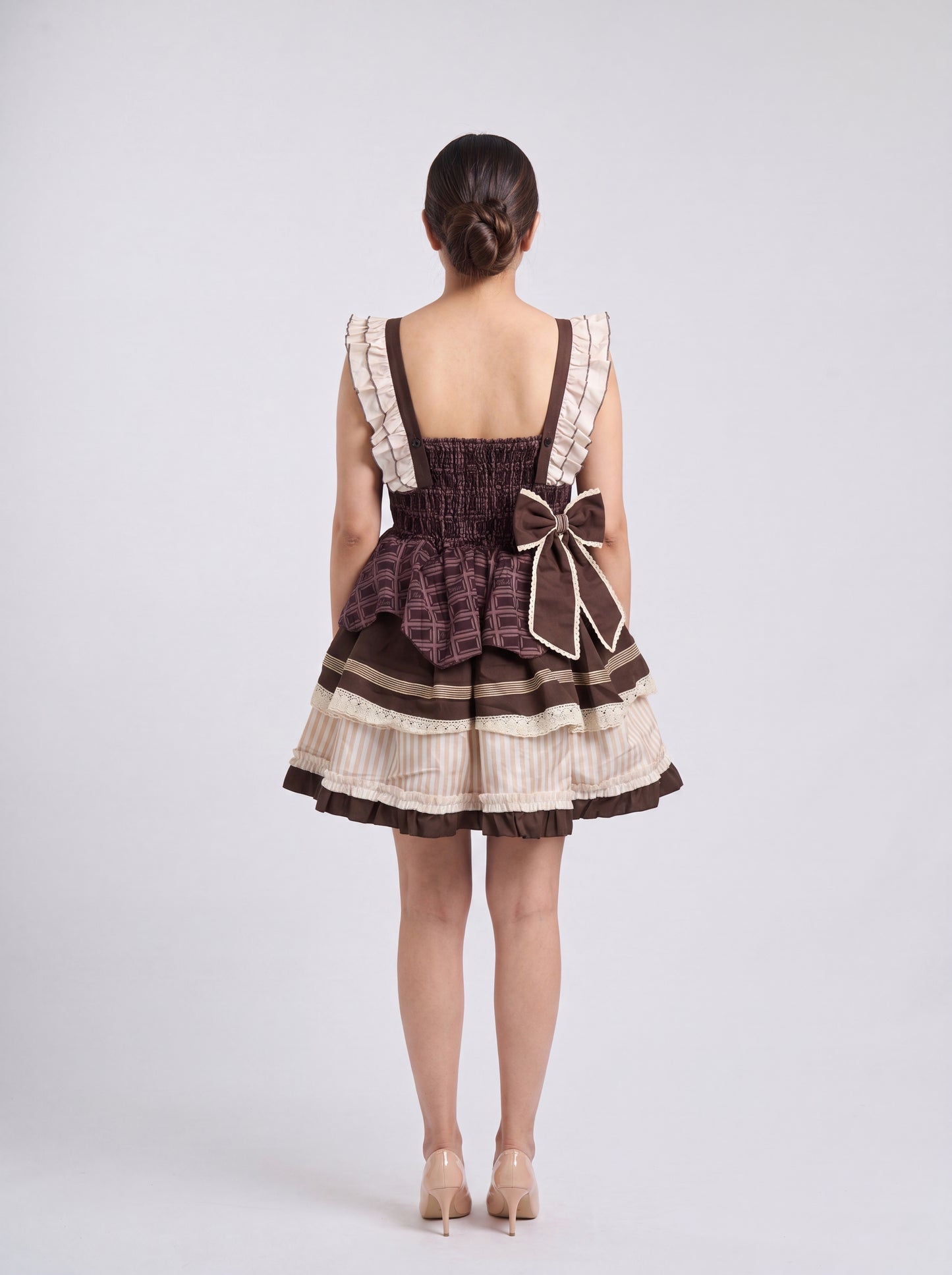 Tbfo Lady Charlotte Brown Dress